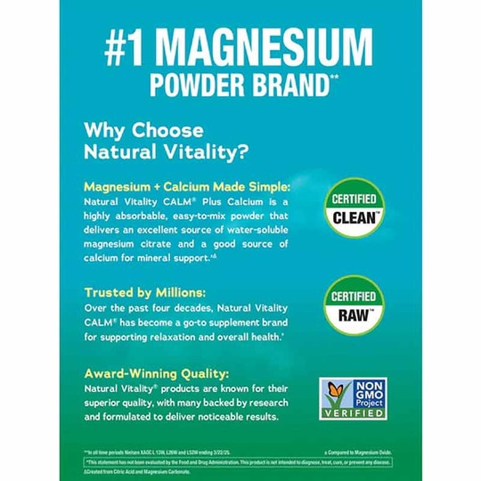 Natural Calm Plus Calcium, NV
